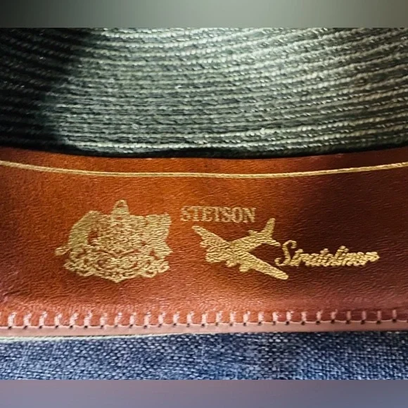 NWOB Stetson STRATOLINER Green Hemp Fedora - Picture 11 of 13